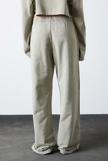  Yıkamalı Palazzo Jogging Pantolon