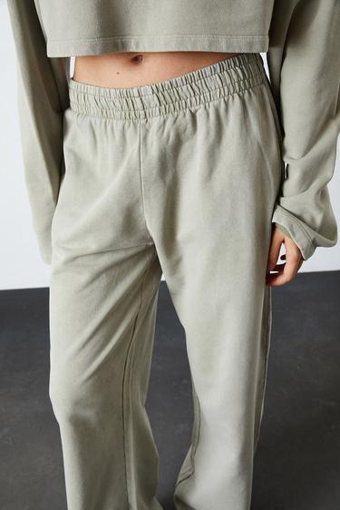  Yıkamalı Palazzo Jogging Pantolon