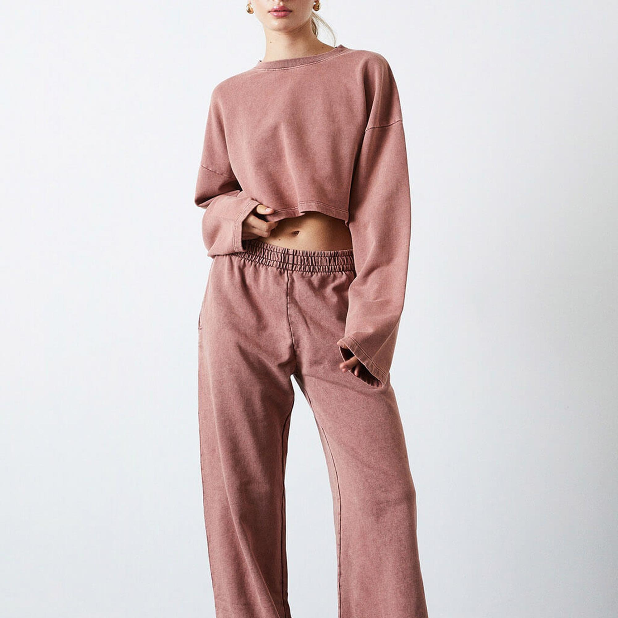 Yıkamalı Palazzo Jogging Pantolon