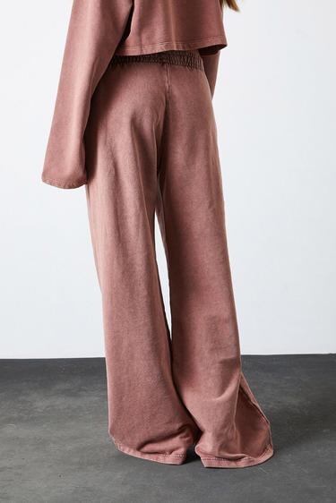 Yıkamalı Palazzo Jogging Pantolon