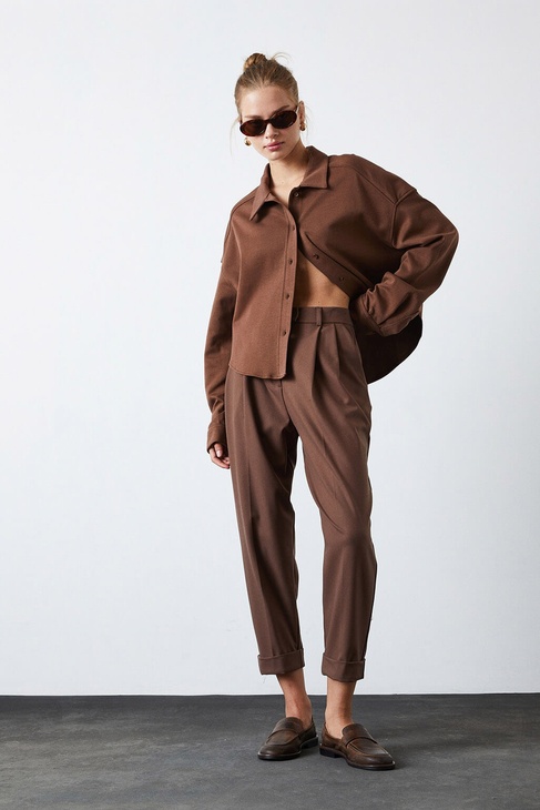  Örme Oversize Gömlek