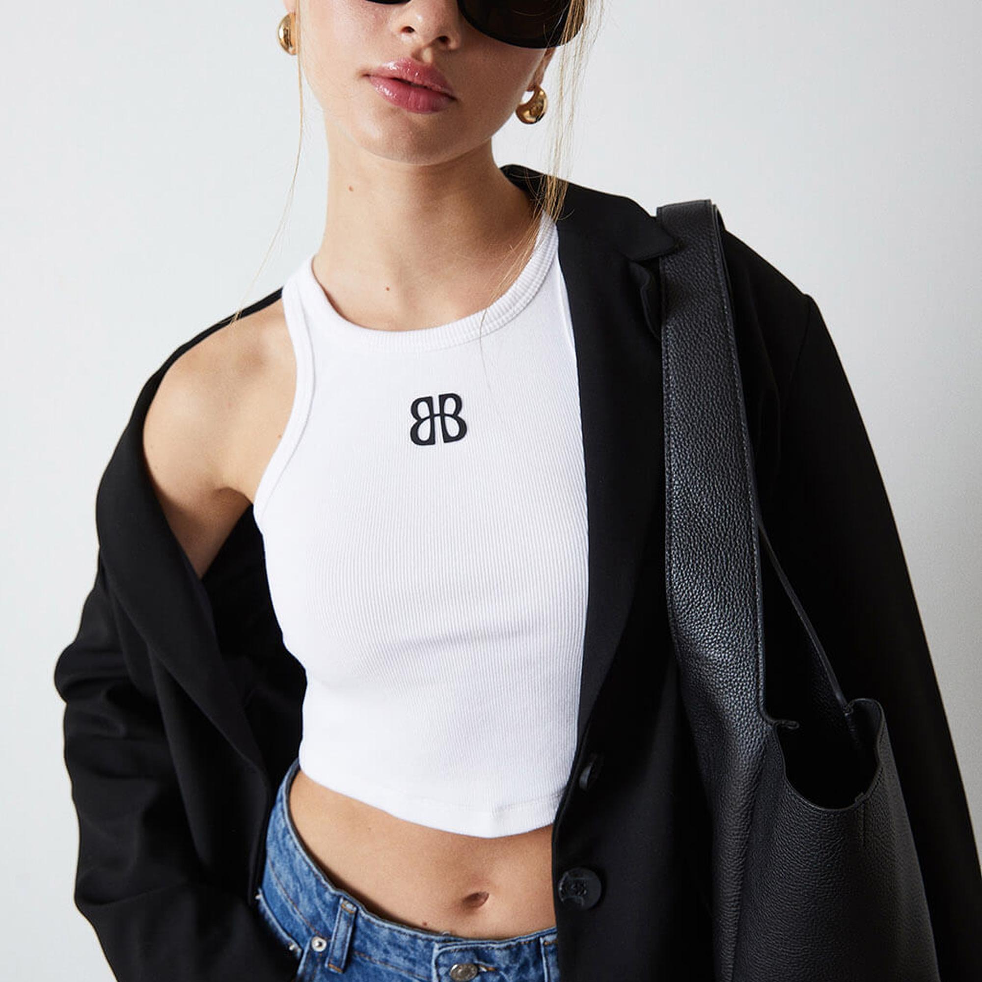 Çift Düğmeli Kısa Ceket