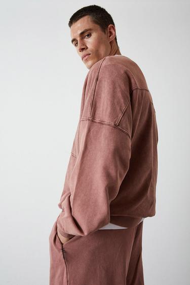  Yıkamalı Basic Sweatshirt