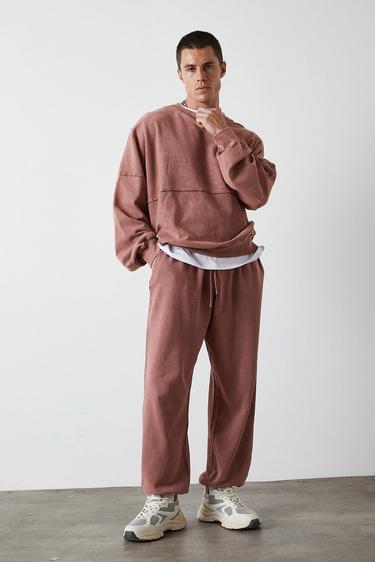  Yıkamalı Basic Sweatshirt