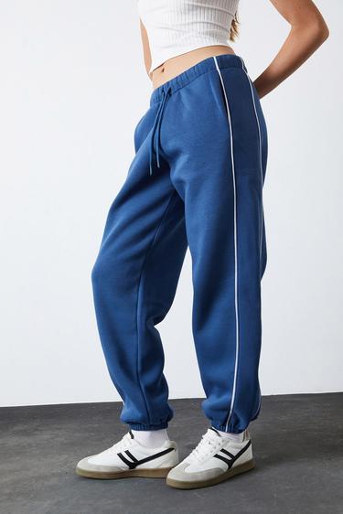  Biye Detaylı Jogging Pantolon