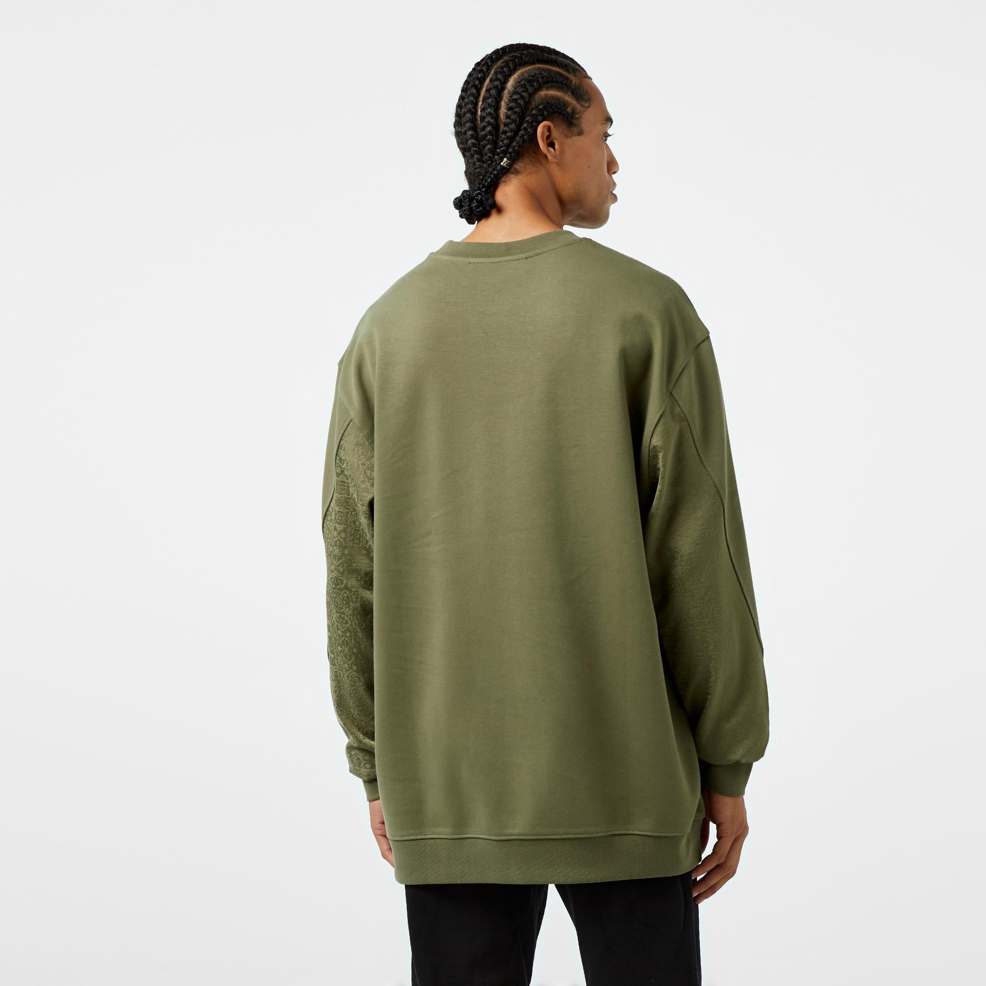 Les Benjamins 405 Erkek Haki Sweatshirt