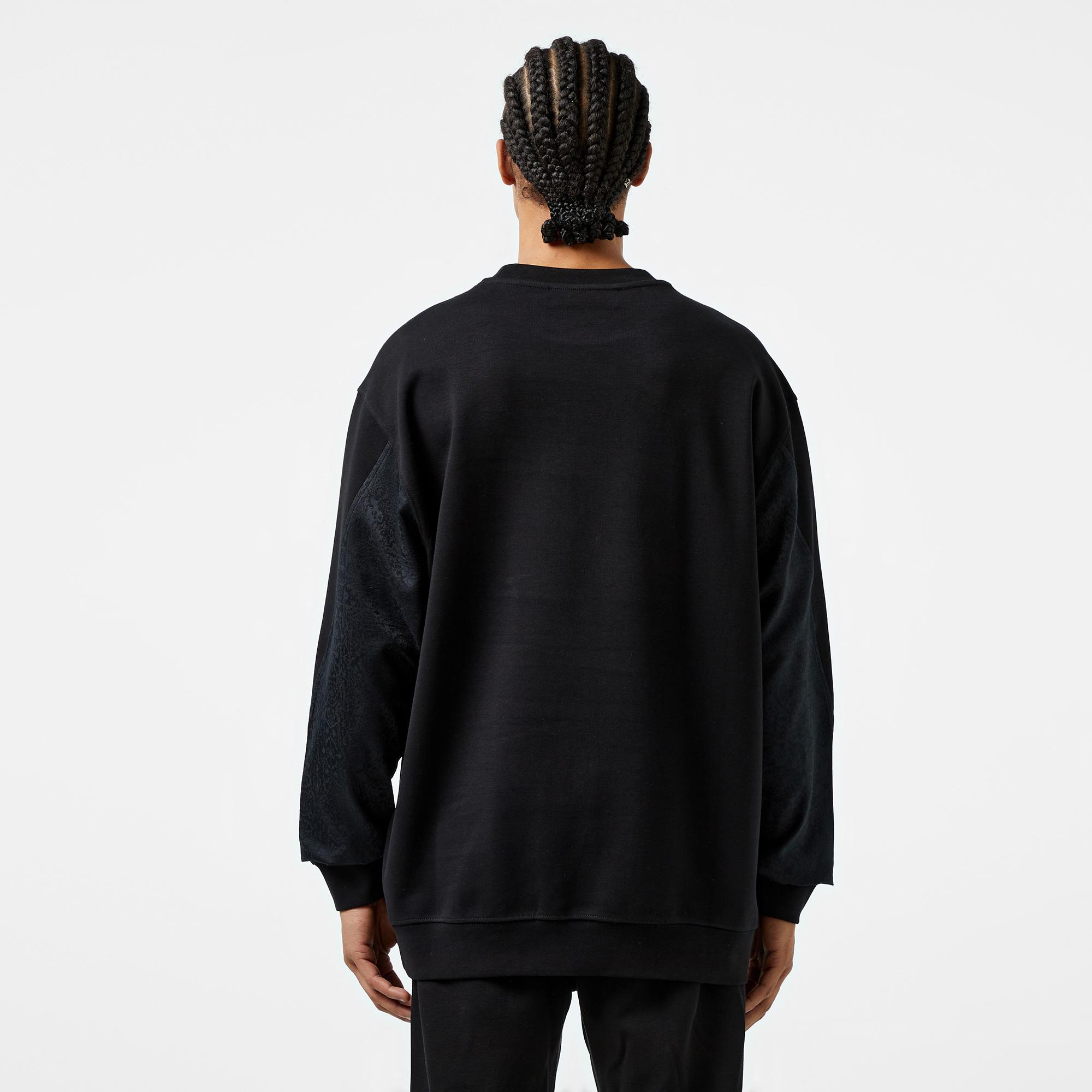 Les Benjamins 403 Erkek Siyah Sweatshirt