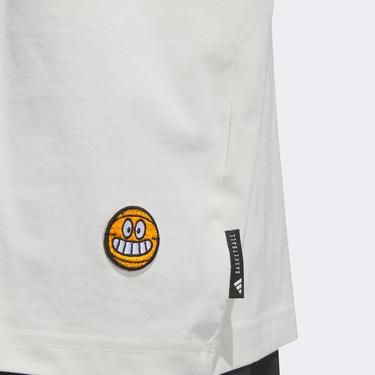  adidas Lil Stripe Comic Graphic Erkek Gri Günlük T-Shirt