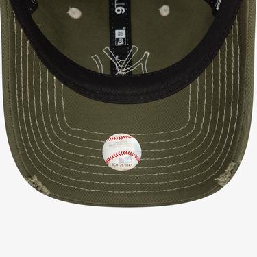  New Era Distressed 9Twenty Neyyan Nov Unisex Yeşil Şapka