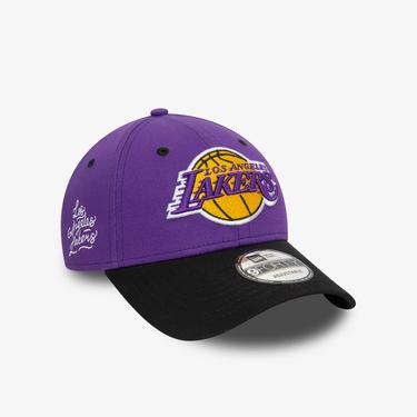 New Era Nba Side Patch 9Forty LA Lakers Unisex Mor Şapka