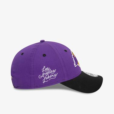  New Era Nba Side Patch 9Forty LA Lakers Unisex Mor Şapka