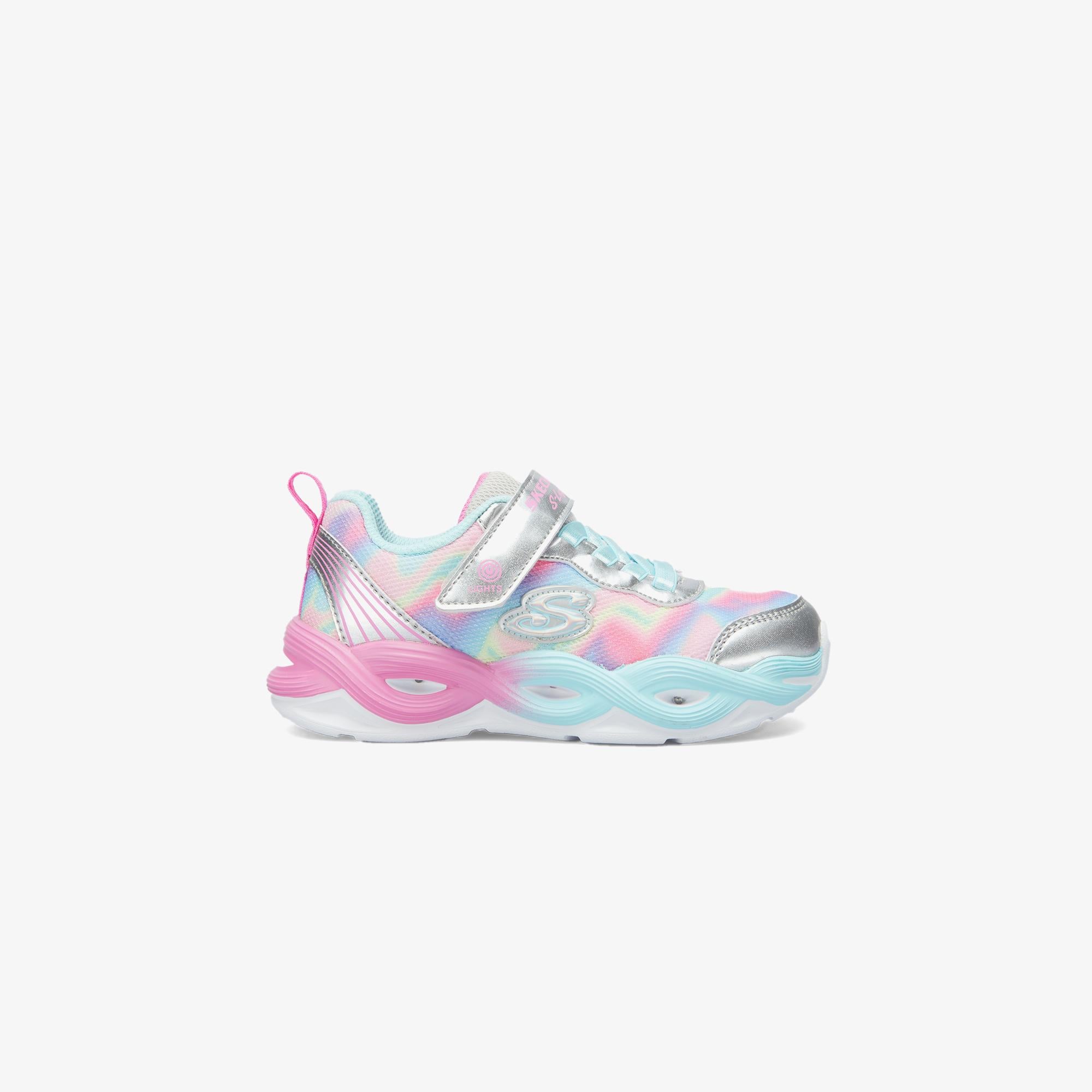 Skechers Twisty Glow Çocuk Gri Spor Ayakkabı