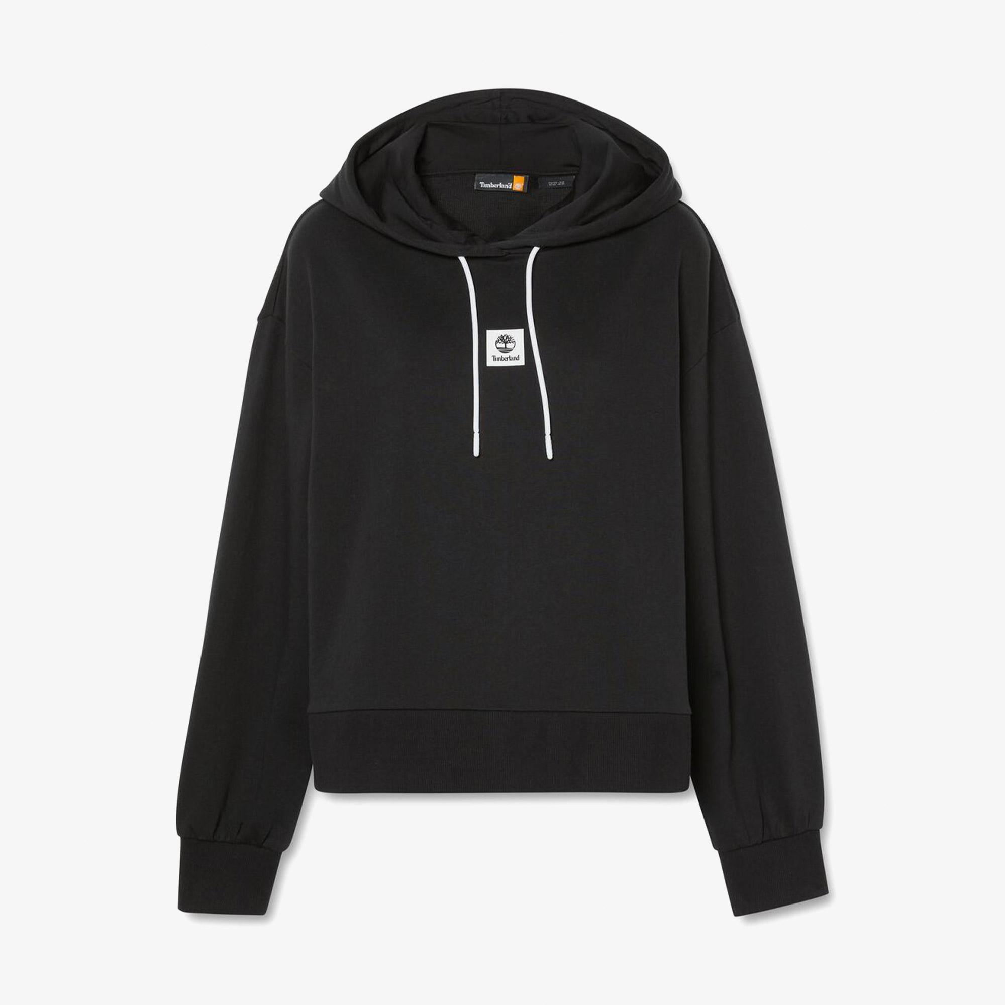 Timberland Kadın Loopback Siyah Kapüşonlu Üst