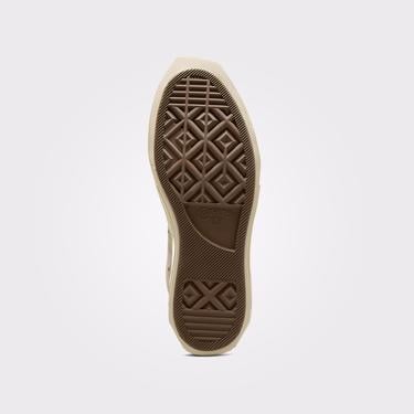  Converse Chuck 70 De Luxe Squared Unisex Haki Deri Platform Sneaker