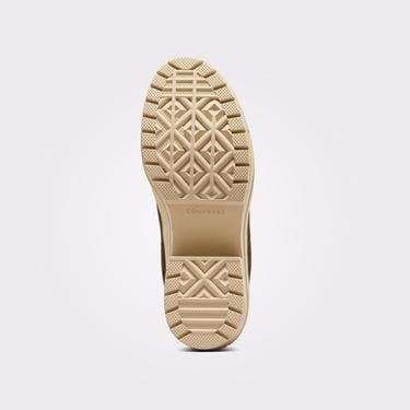  Converse Chuck 70 De Luxe Heel Unisex Kahverengi Deri Platform Sneaker