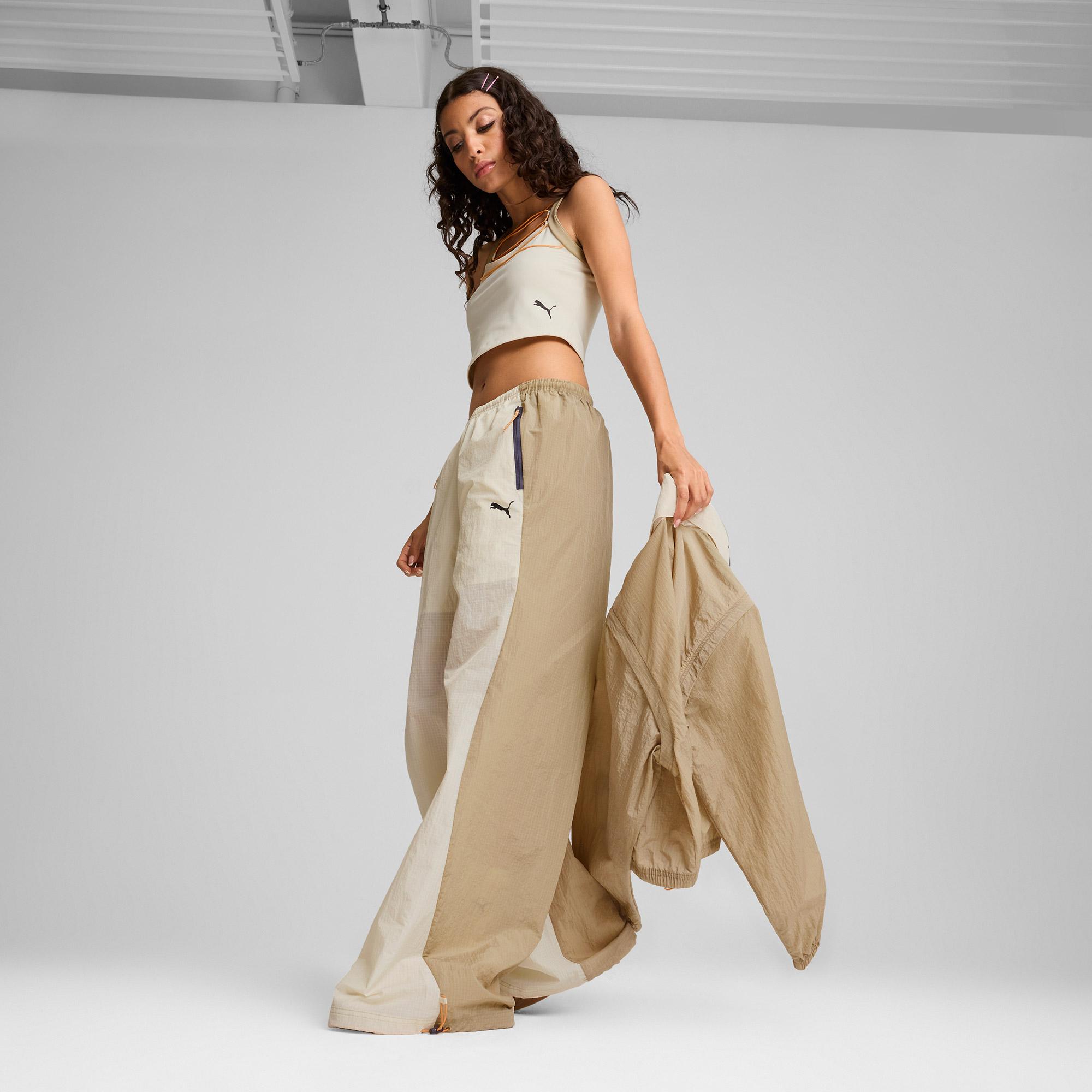 Puma Dare To Parachute Kadın Haki Pantolon