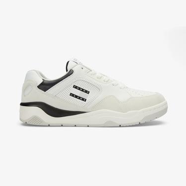  Tommy Jeans New Basket Erkek Beyaz Spor Ayakkabı