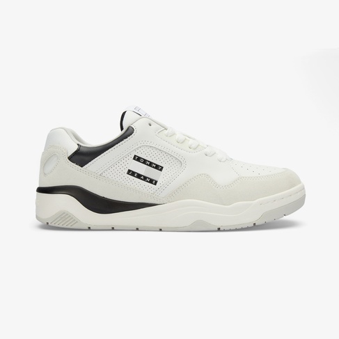  Tommy Jeans New Basket Erkek Beyaz Spor Ayakkabı