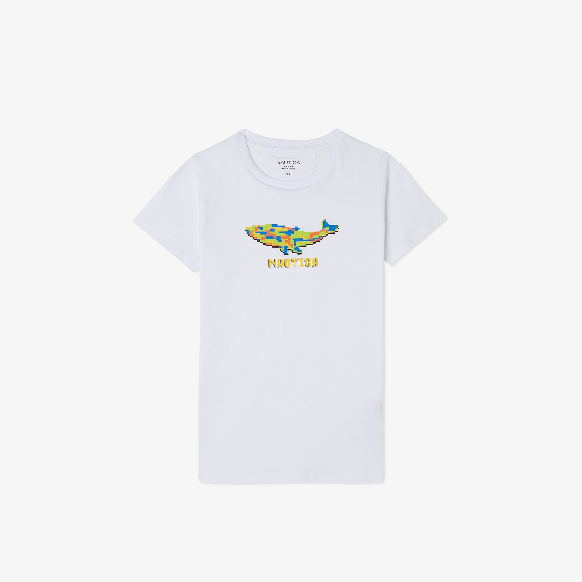  Nautica Erkek Çocuk Beyaz Standart Fit T-Shirt