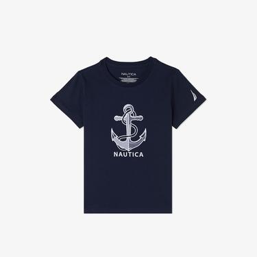  Nautica Erkek Çocuk Lacivert Standart Fit T-Shirt