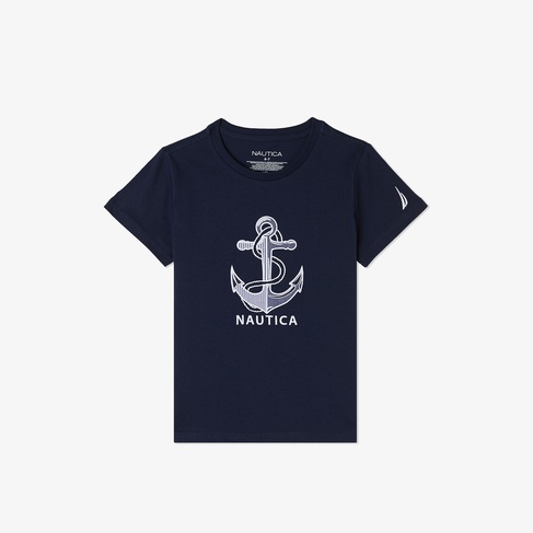  Nautica Erkek Çocuk Lacivert Standart Fit T-Shirt