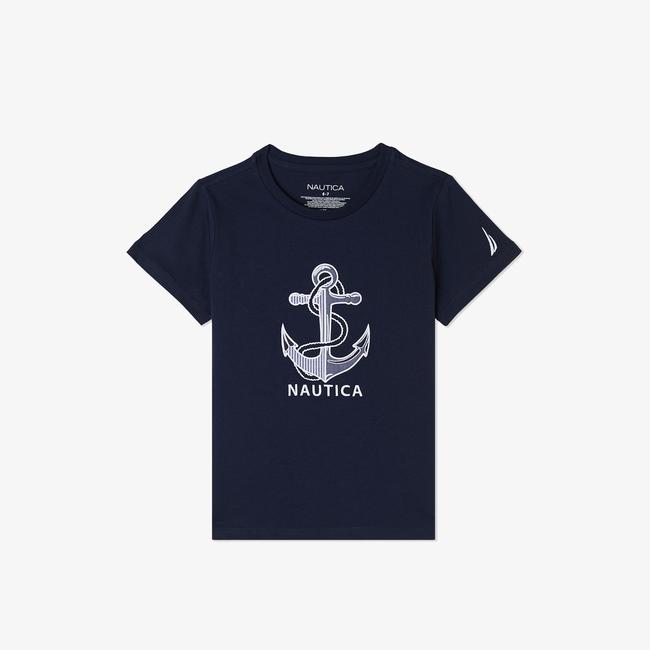 Nautica Erkek Çocuk Lacivert Standart Fit T-Shirt