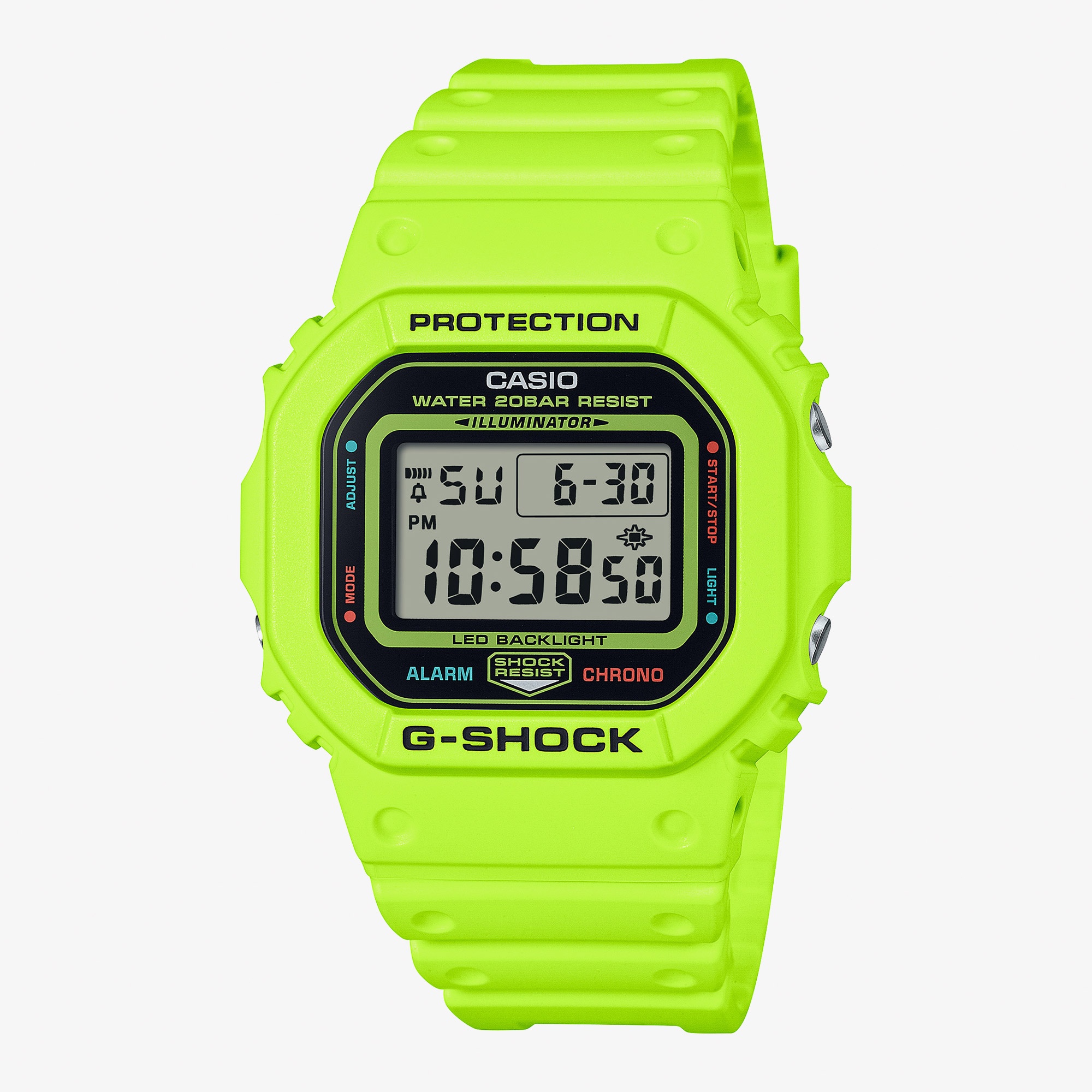 Casio Gx-56Tu-1A5Dr Erkek Neon Yeşil Kol Saati