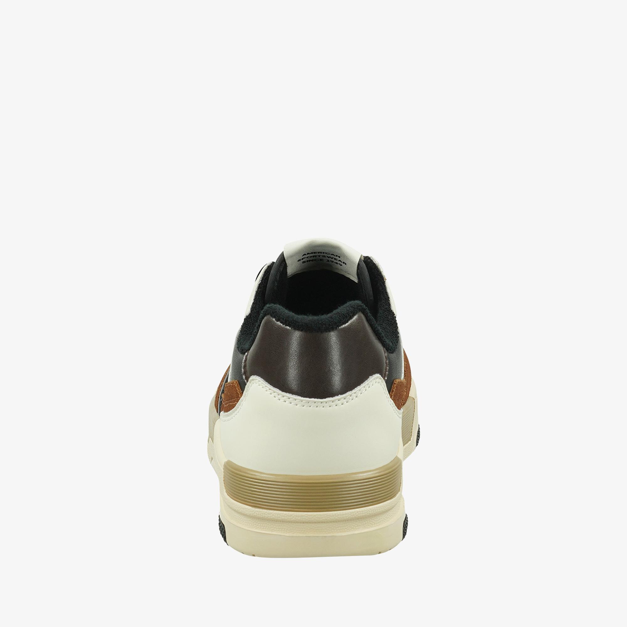 GANT Erkek Kahverengi Deri Logolu Sneaker