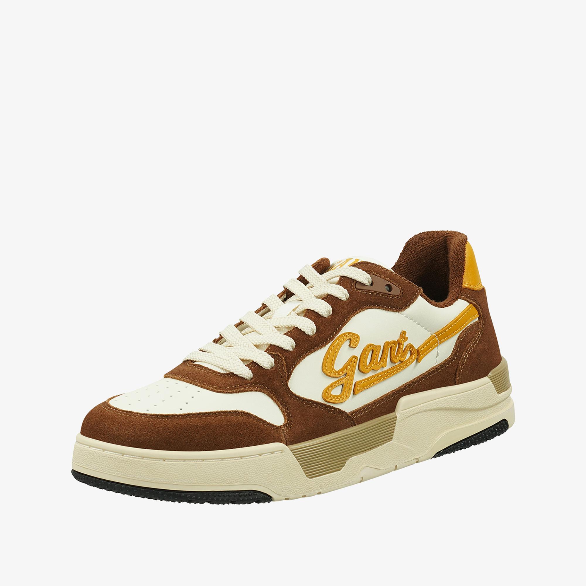 GANT Erkek Kahverengi Deri Sneaker