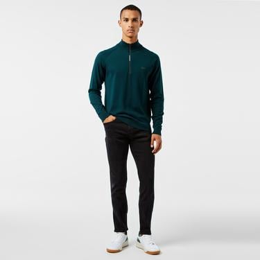  Lacoste Erkek Slim Fit Siyah Jean Pantolon