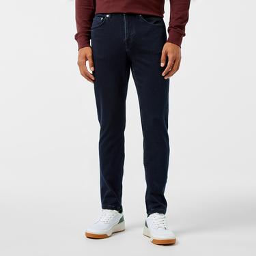  Lacoste Erkek Slim Fit Lacivert Jean Pantolon