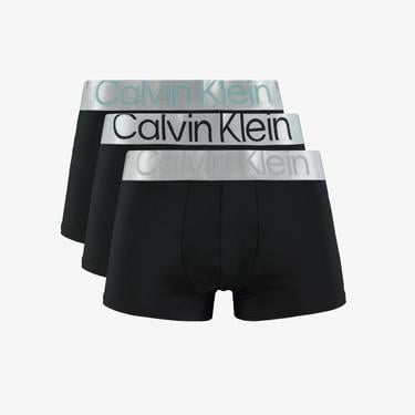  Calvin Klein Low Rise Trunk 3'lü Erkek Siyah Boxer