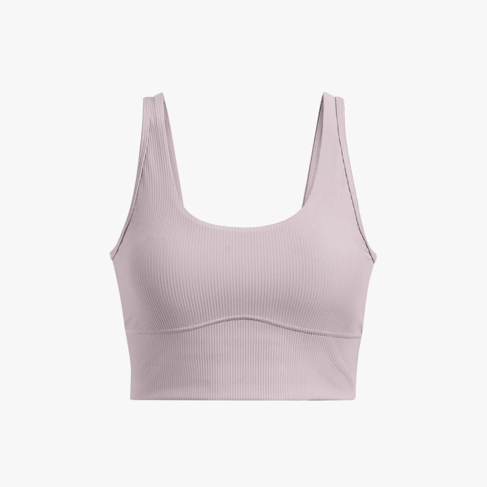 Under Armour Meridian Rib Crop Tank Kadın Gri Atlet