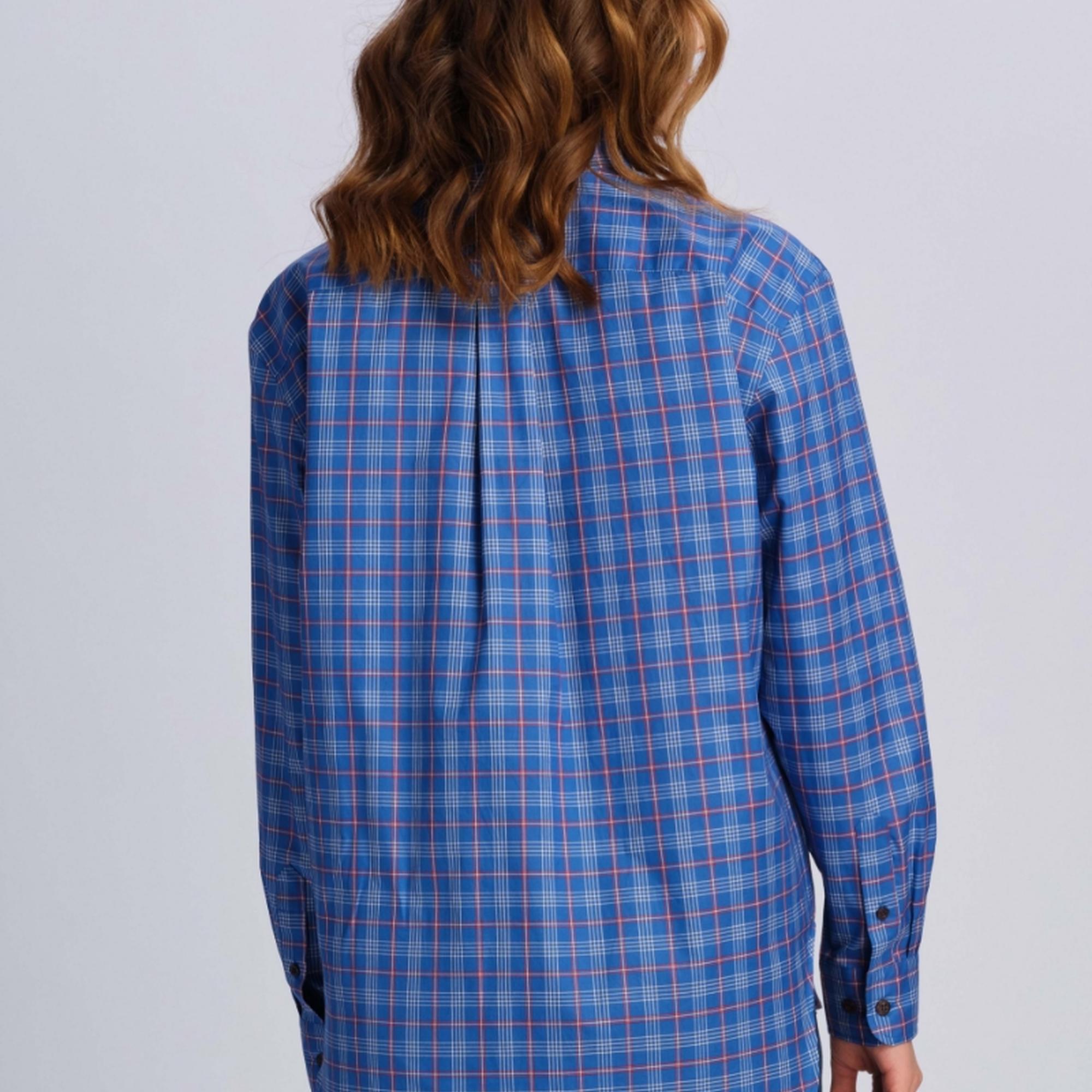 Koyu Mavi Kadın Gömlek