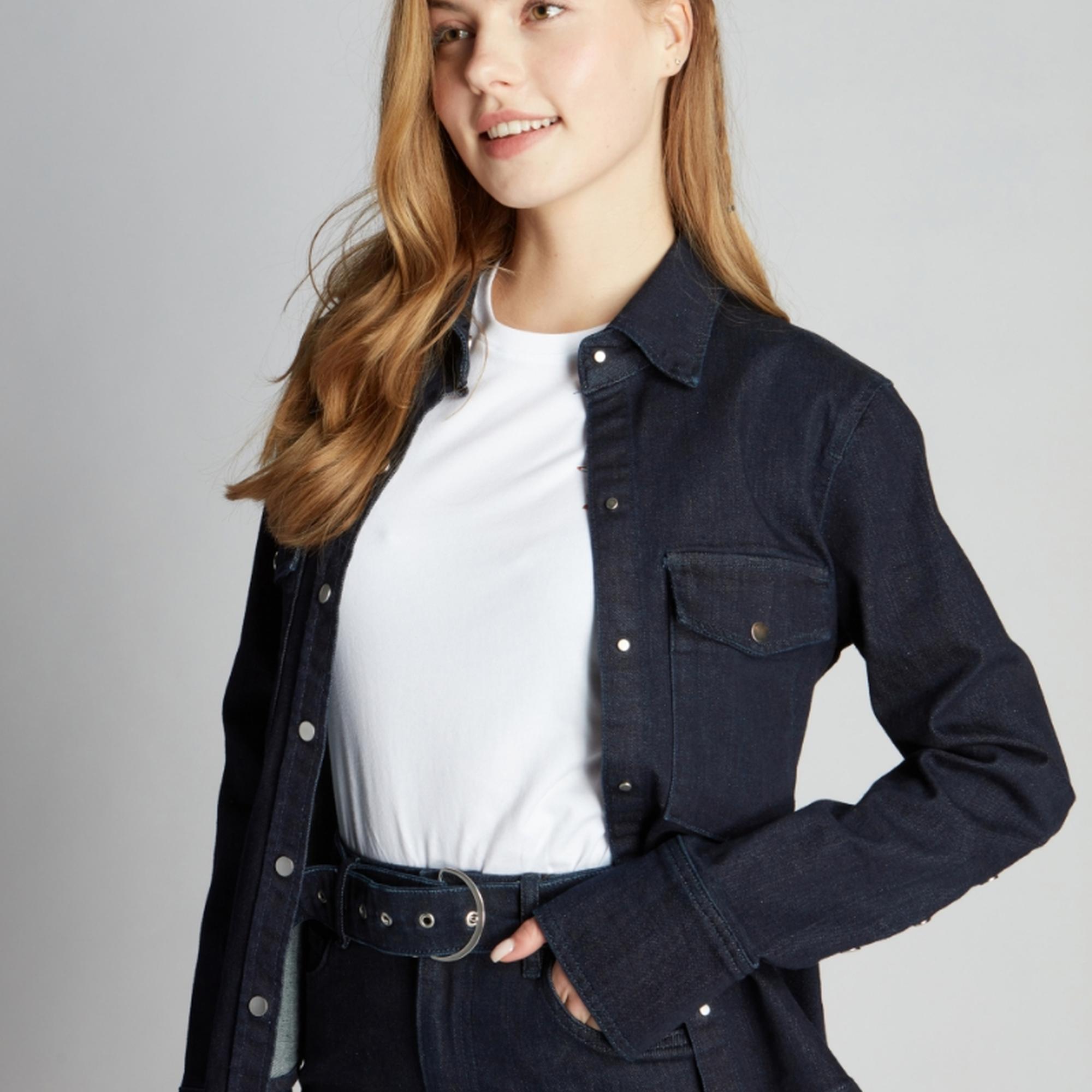 Lacivert Kadın Kot Pantolon