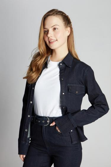  Lacivert Kadın Kot Pantolon