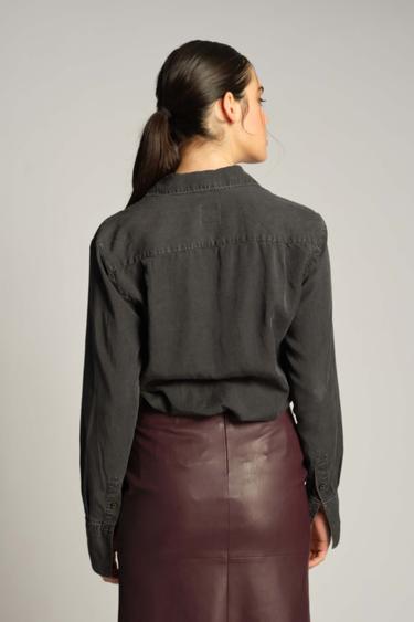  Siyah Kadın Gömlek