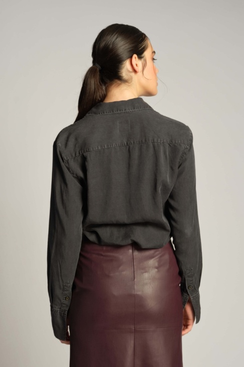  Siyah Kadın Gömlek