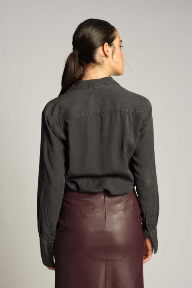  Siyah Kadın Gömlek