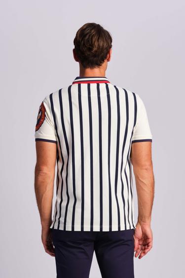  Ekru Erkek Polo Tişört