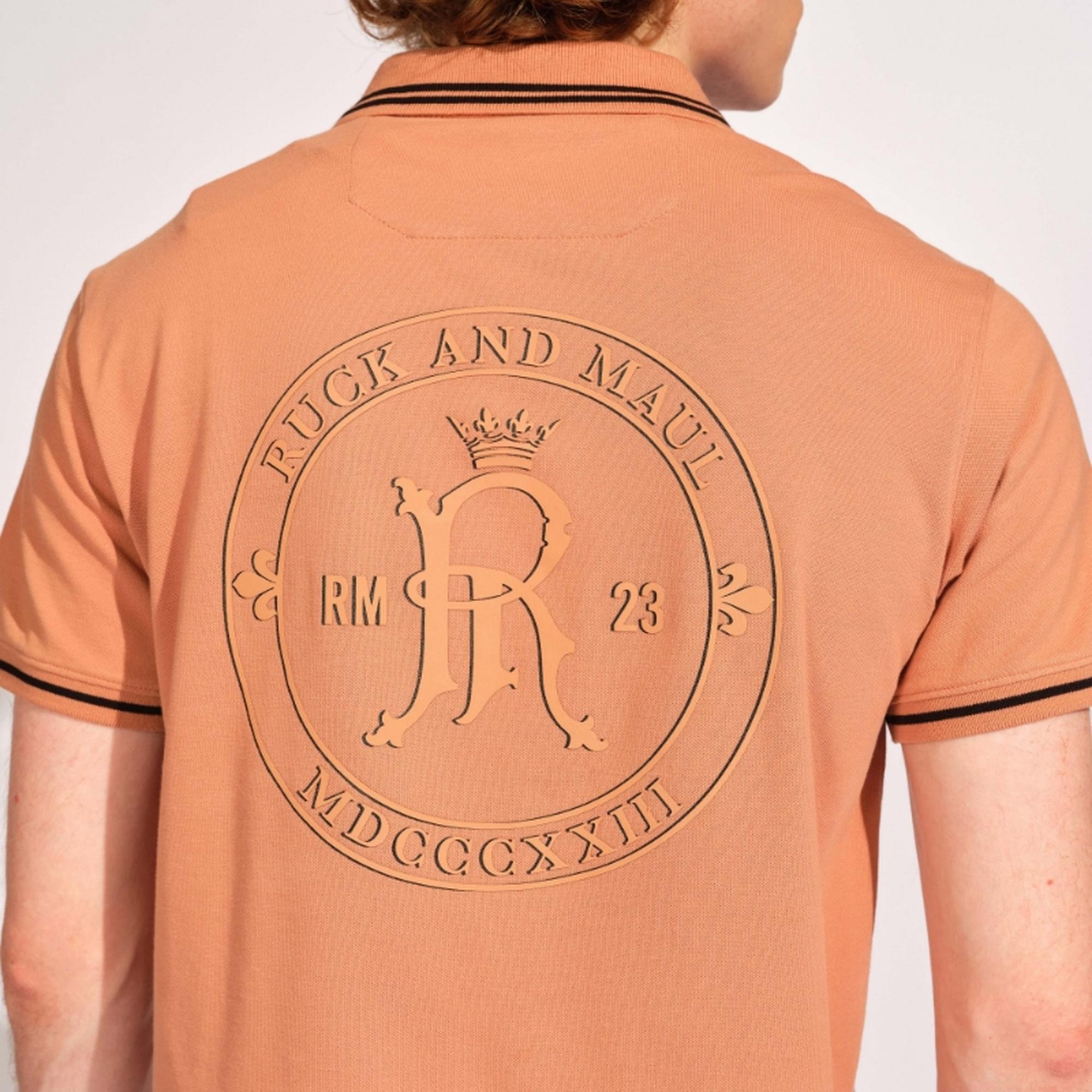 Kiremit Rengi Erkek Polo Tişört