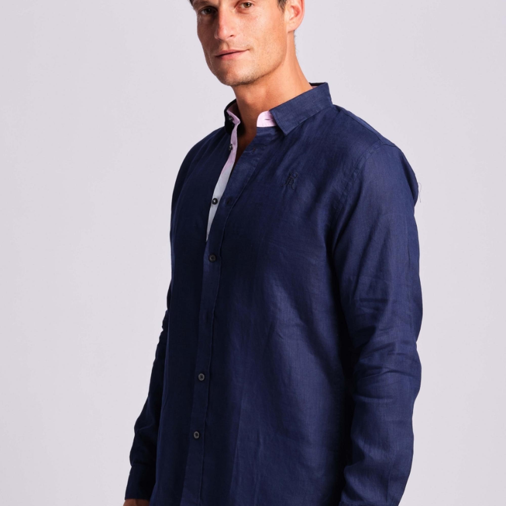 Lacivert Erkek Gömlek