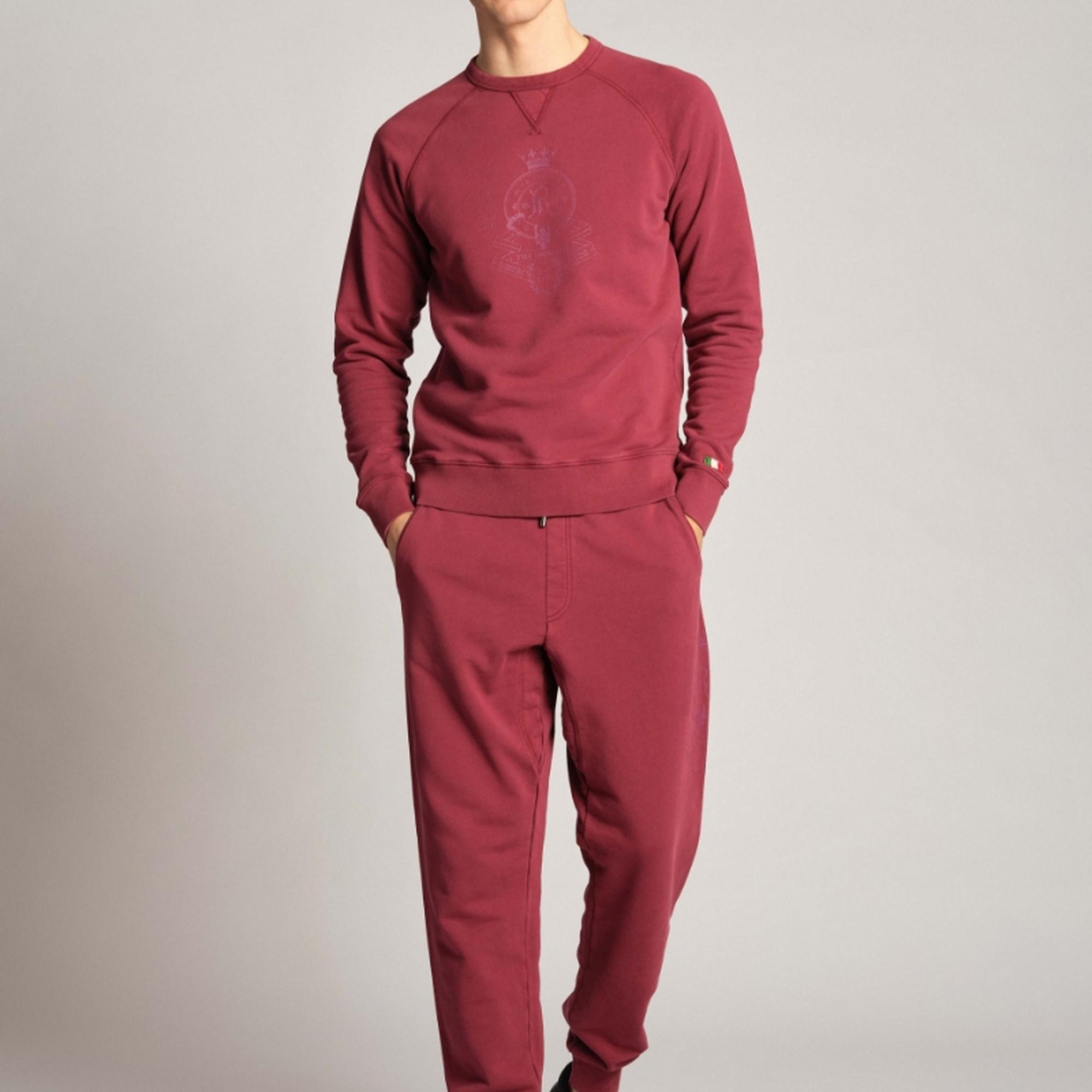 Bordo Erkek Eşofman Altı