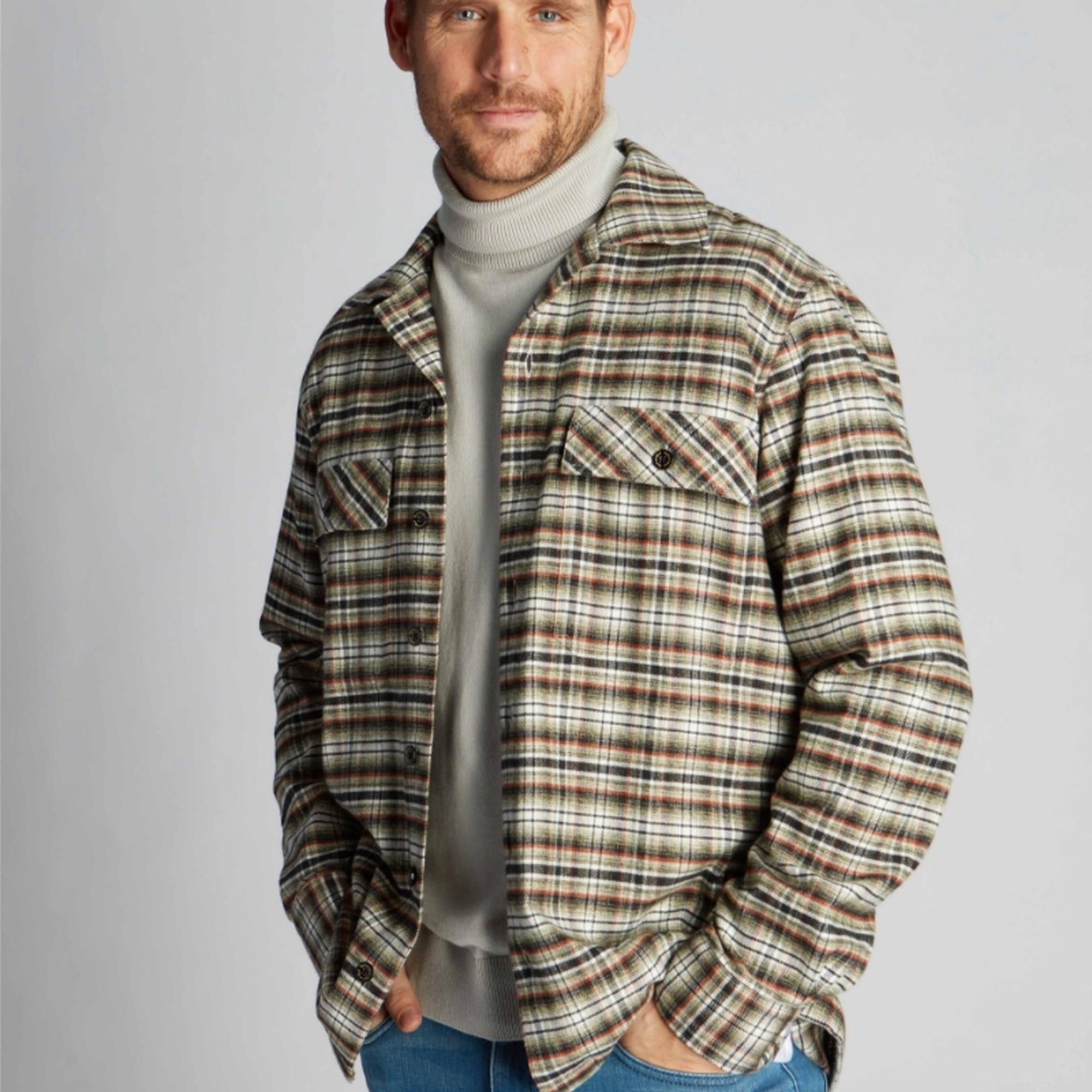 Havuç Turuncusu Erkek Gömlek