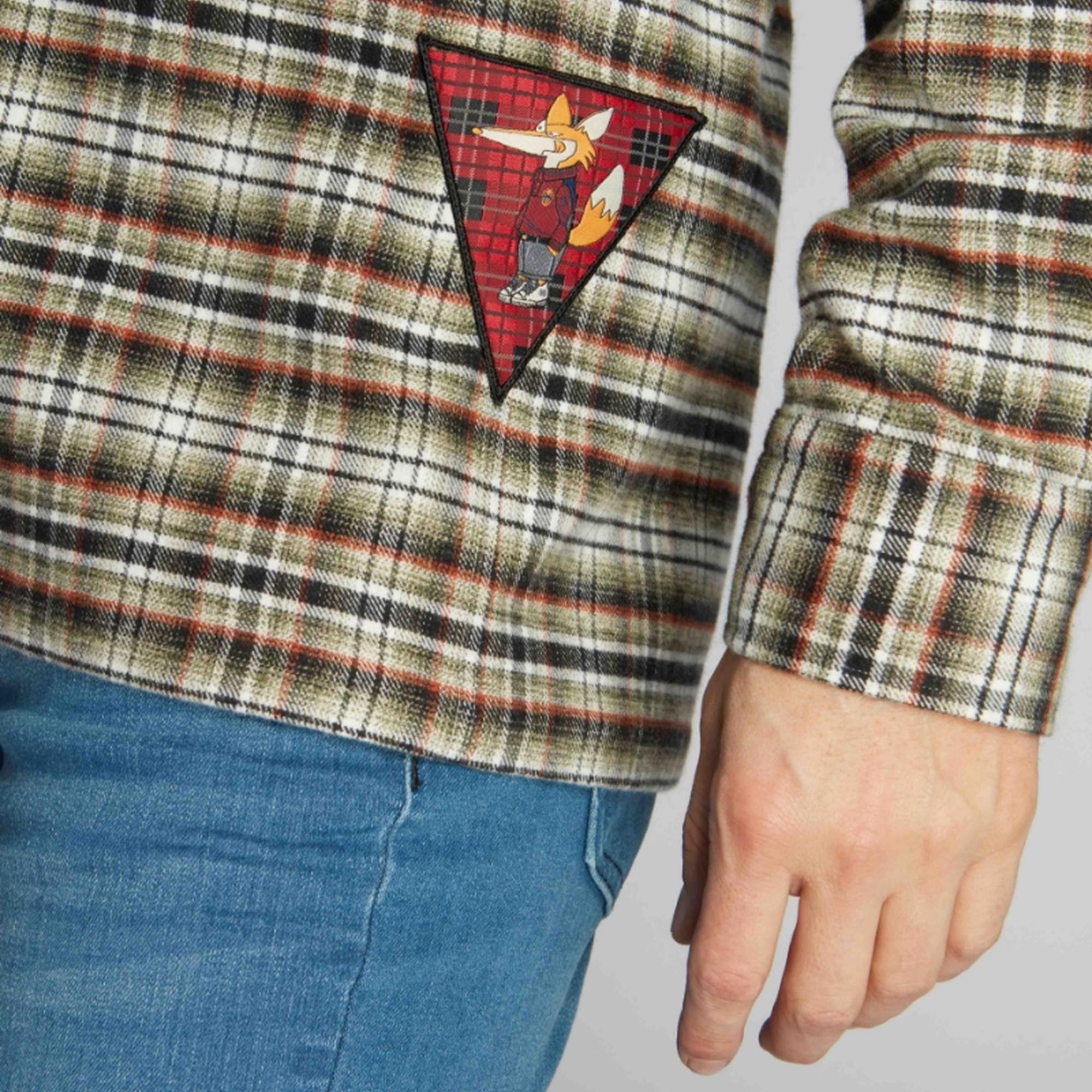 Havuç Turuncusu Erkek Gömlek