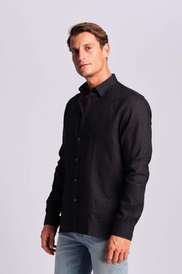  Siyah Erkek Gömlek