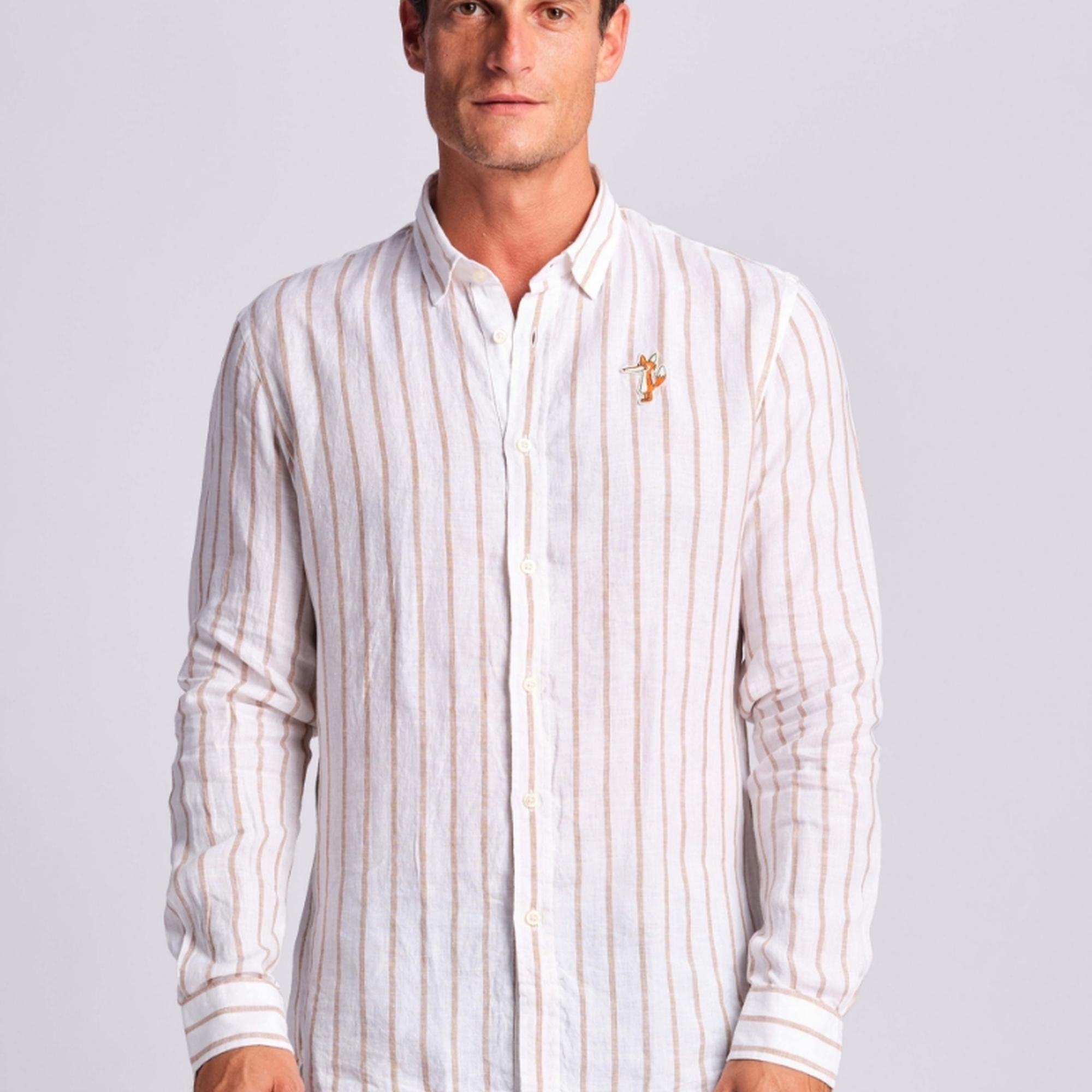 Açık Kahverengi Erkek Gömlek