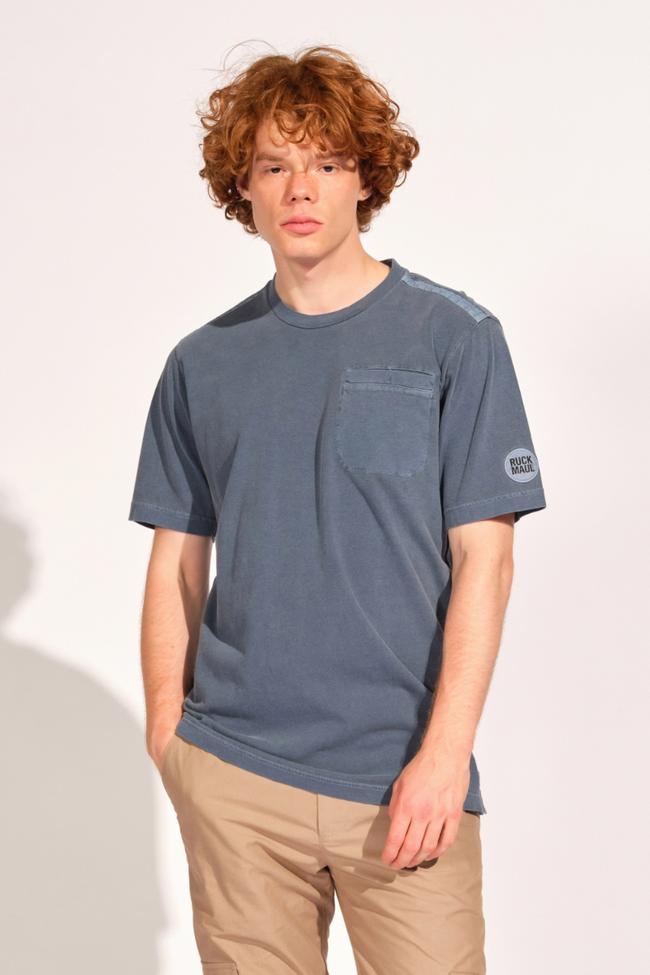  Koyu Mavi Erkek Tişört