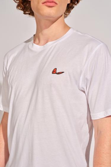  Kırık Beyaz Erkek Tişört