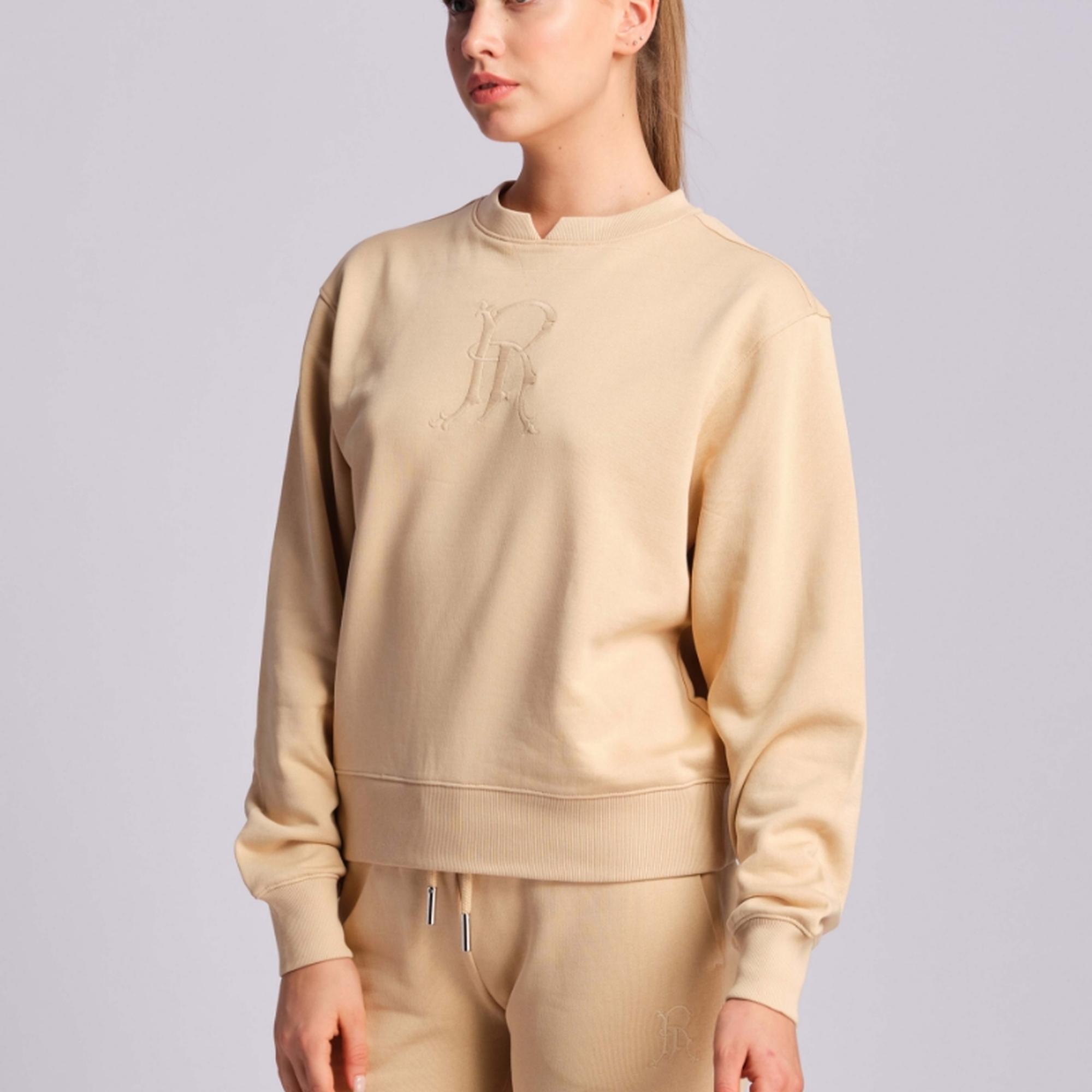 Bej Kadın Sweatshirt